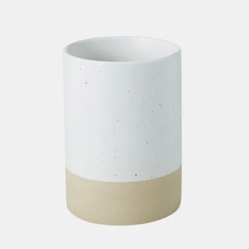 Jenson Utensil Holder - Speckled  White