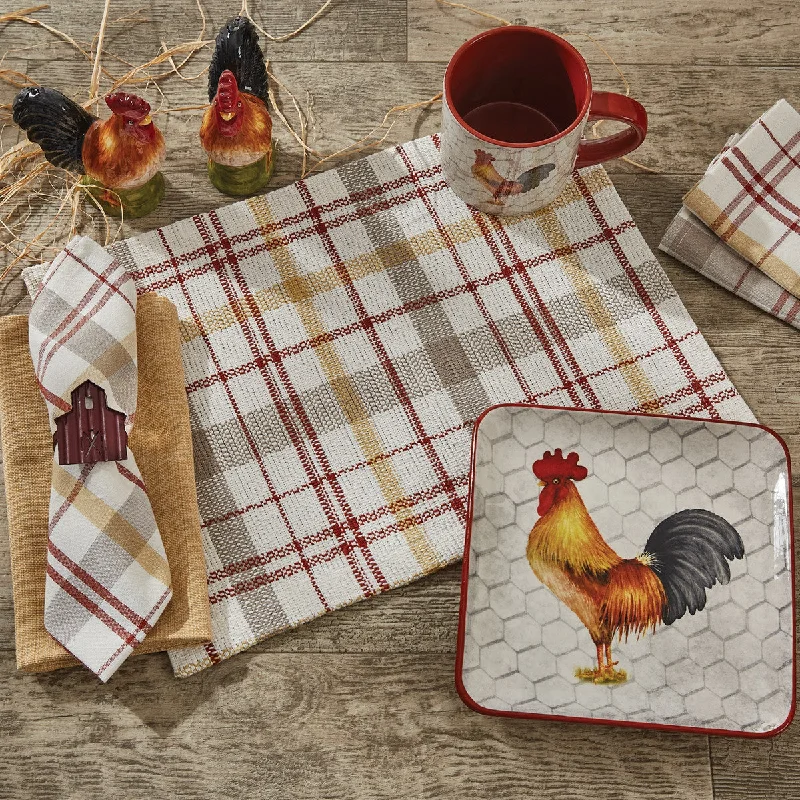 Kingswood Waffle Dishtowel  Set of 12 Park Designs