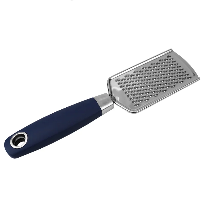 Meridian Stainless Steel Mini  Handheld Cheese Grater, Indigo