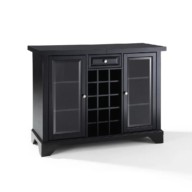 Lafayette Sliding Top Bar Cabinet Black