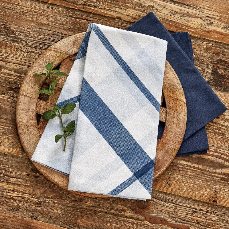 Loxley Plaid Dishtowel - Set of 2 Park Designs