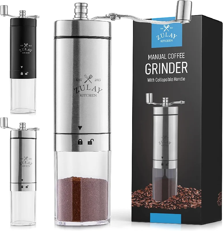 Manual Coffee Grinder With Foldable Handle