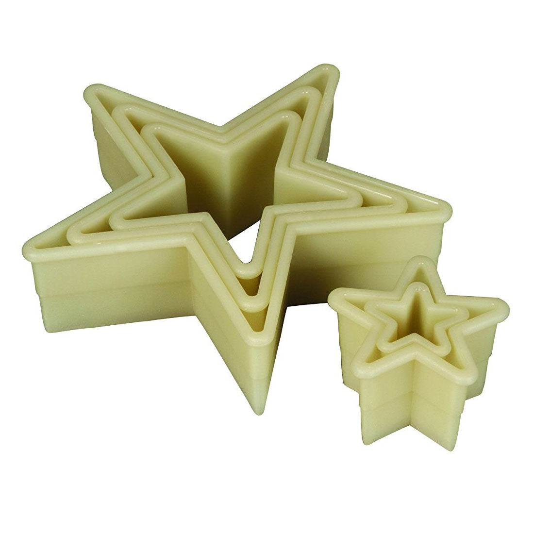 Mercer M35505 Star Dough / Cookie Cutters 5 pc. Set