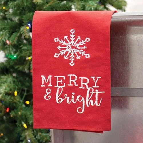 Merry & Bright Dish Towel