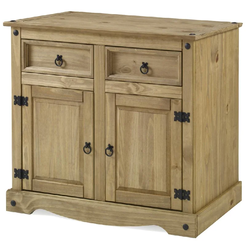 Model COR915 Cottage Series Wood Buffet Sideboard in Corona Brown