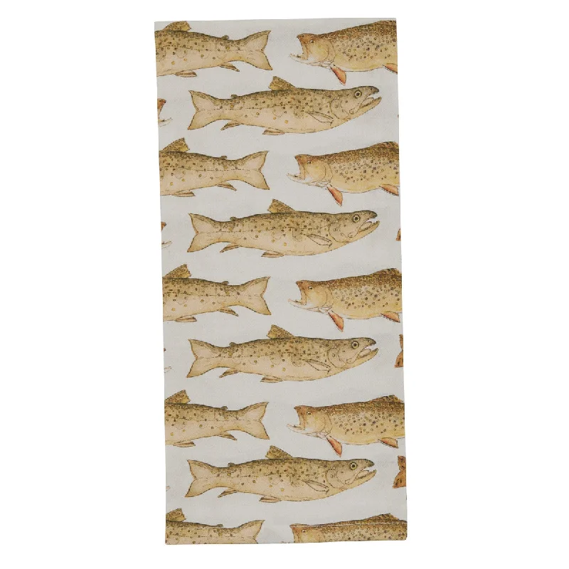 Mystic Seaport Trout Dishtowels - Set of 6 Park Designs