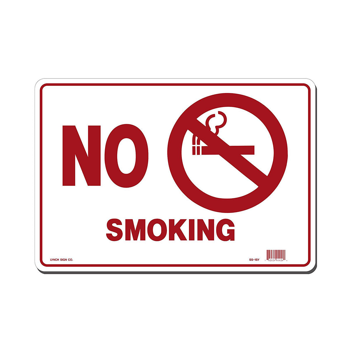 "No Smoking" Sign, 14" x 10"