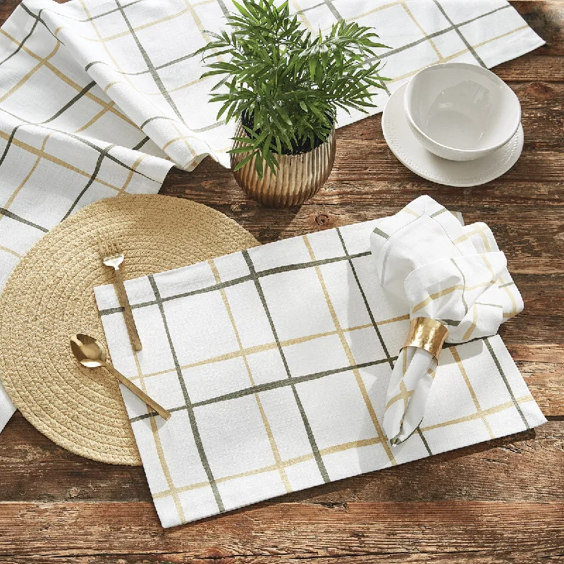 Phoenix Plaid Dishtowels - Set of 6  Park Designs