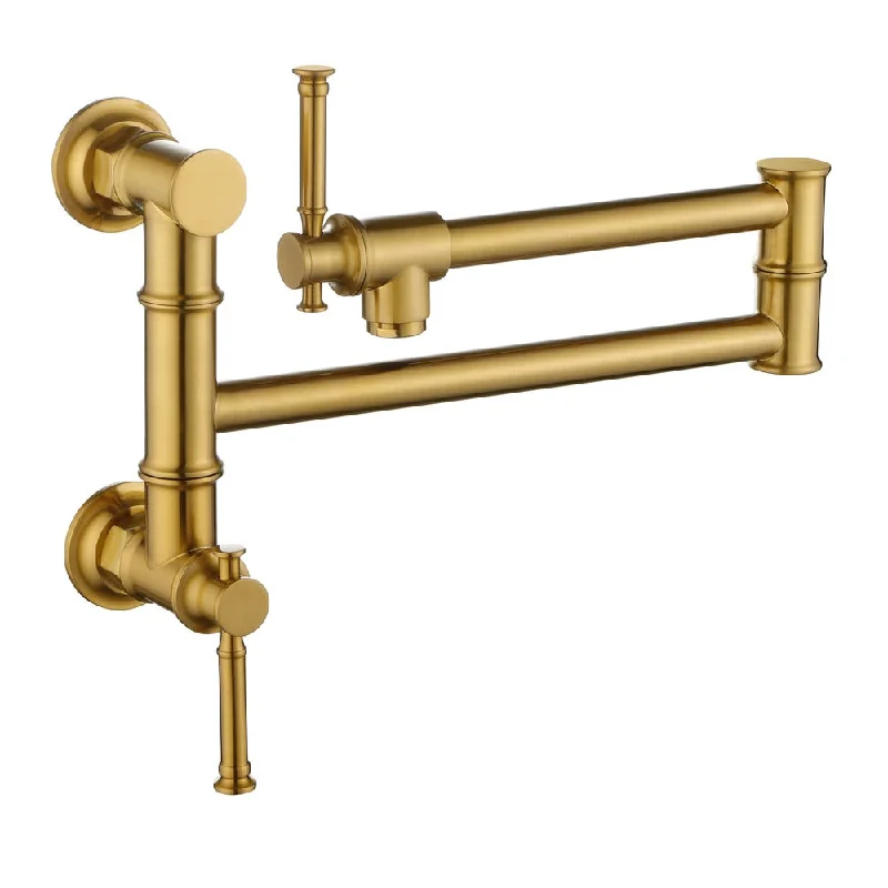 Pot Filler Faucet Wall Mount Pot Filler Faucet - Gold