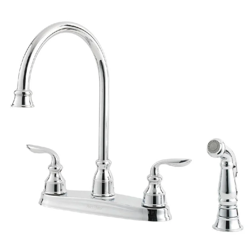 Price Pfister Avalon 2-Handle Kitchen Faucet in Polished Chrome 519868