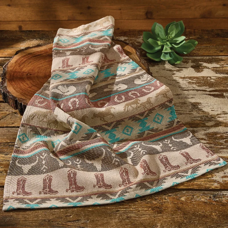 Ranch Jacquard Dishtowel Set of 12 - Park Designs