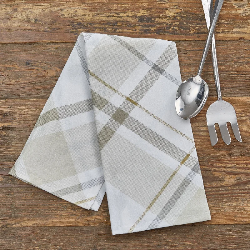 Sandy Plaid Dishtowel - Set of 2 Park Designs