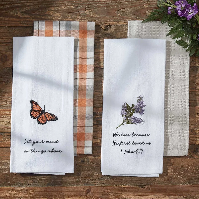 Set Your Mind Dishtowels Set of 4 Park Designs