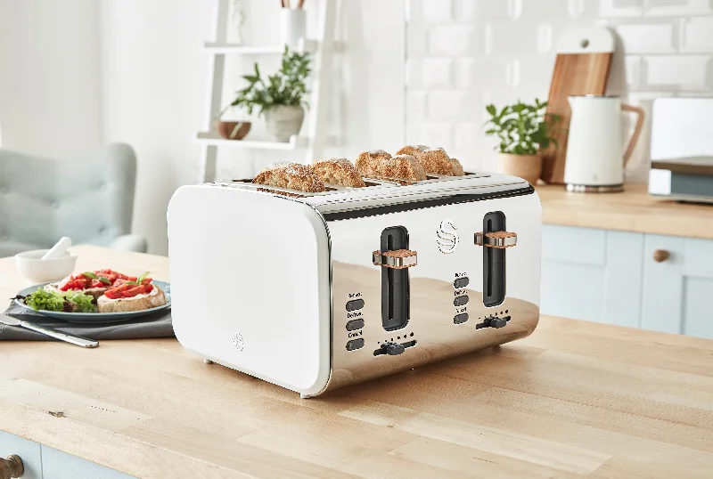 Swan Nordic 4 Slice Toaster White