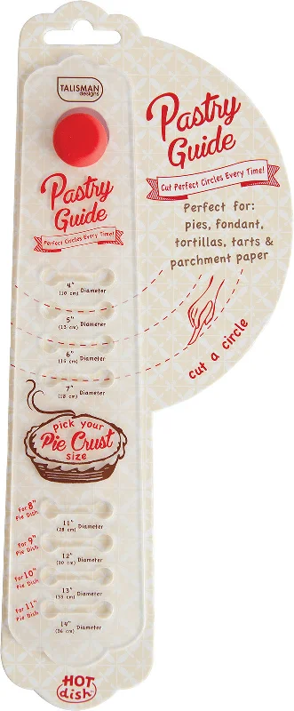 Talisman Designs Perfectly Round Pie Dough Cutting Pastry Guide