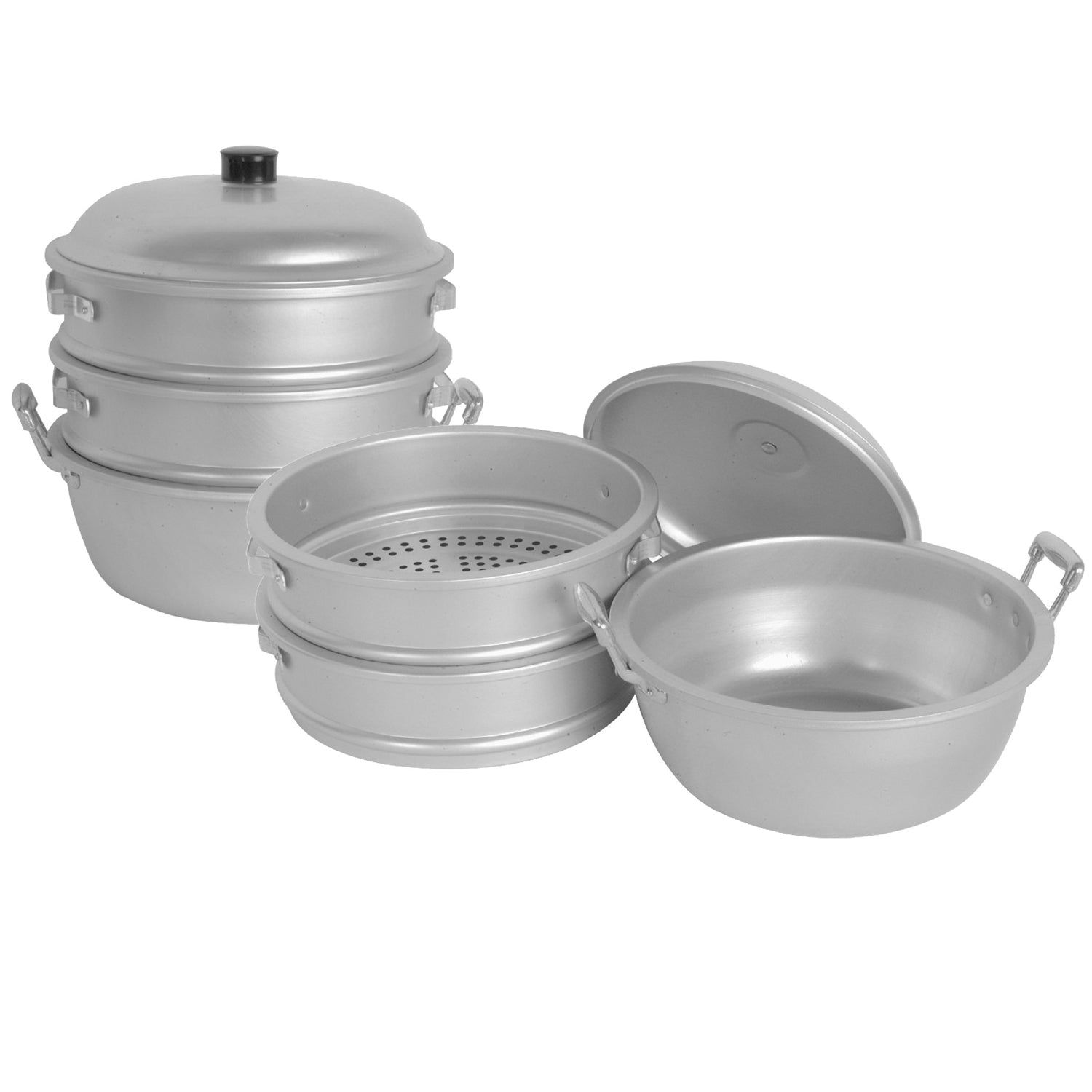 Thunder Group ALST010 Steamer Set, 17" dia.