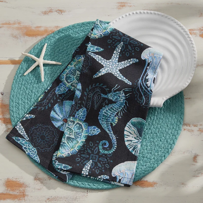 Under The Waves Dishtowel - Set of 6 Park Designs