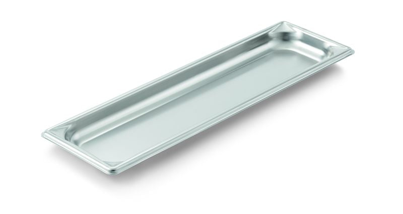 Vollrath 30512 Super Pan V Half-Long Size 2/4 Food Pan, 1-1/4 Deep