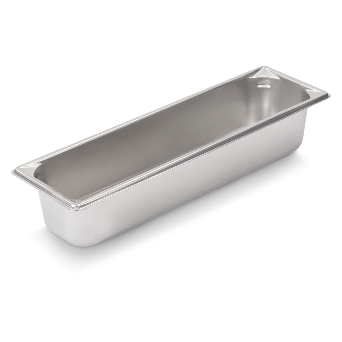 Vollrath 30542 Super Pan V Half-Long Size 2/4 Food Pan, 4" Deep