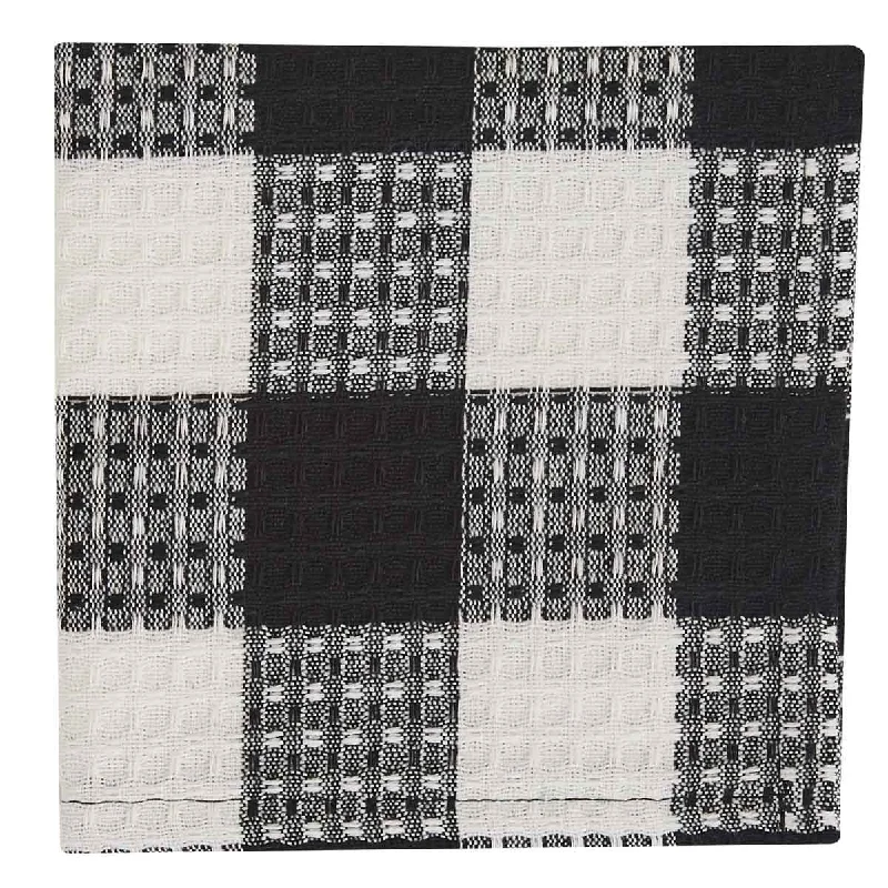 Wicklow Check Black & Cream Dishcloths - Set of 6Park Designs