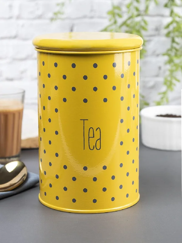 Tea Jar with Lid - (Yellow, 900mL)