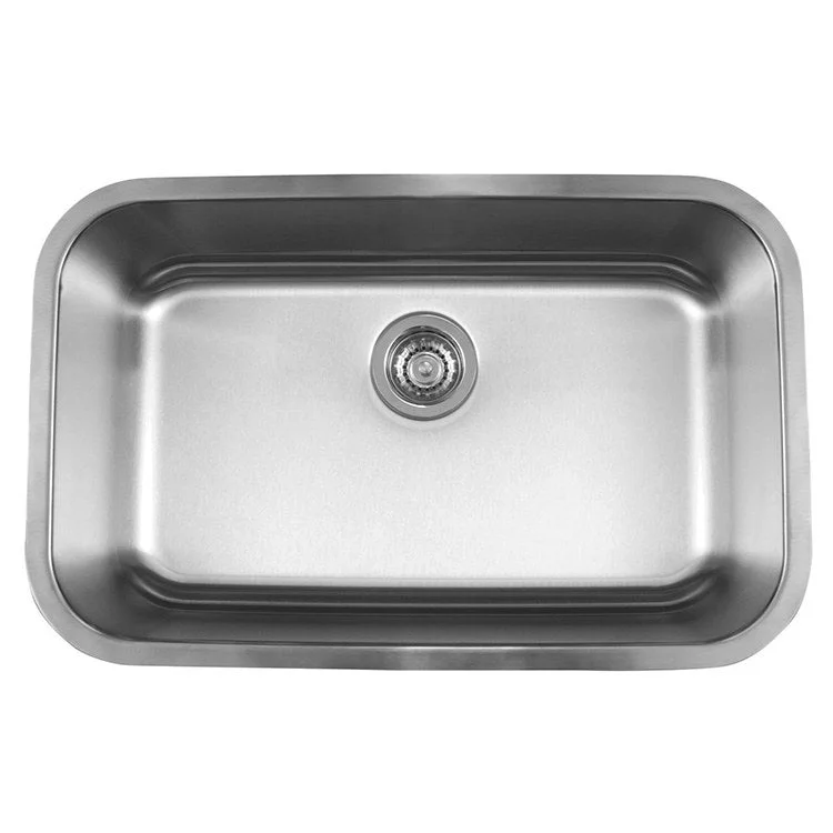 Stellar 28" Super Single Bowl Stainless Steel Undermount Kitchen Sink