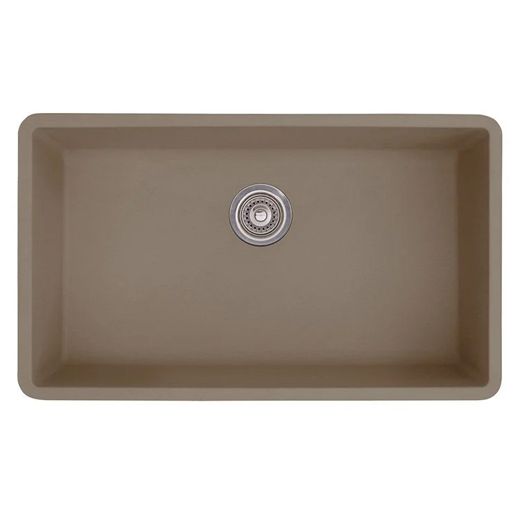 Precis 32" Super Single Bowl Silgranit Undermount Kitchen Sink