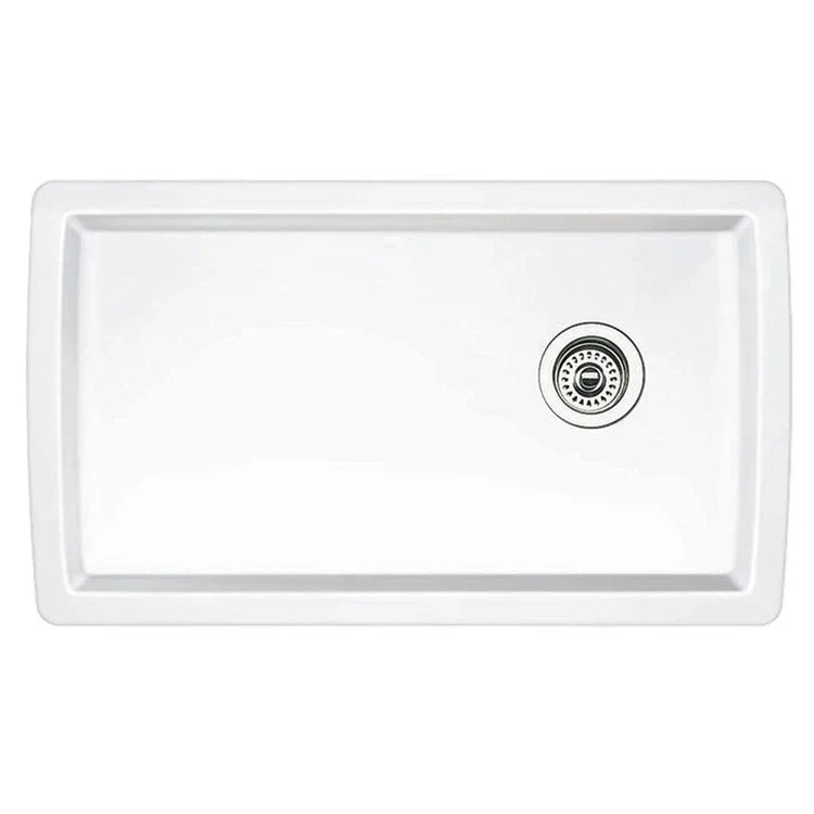 Diamond 33-1/2" Super Single Bowl Silgranit Undermount Kitchen Sink