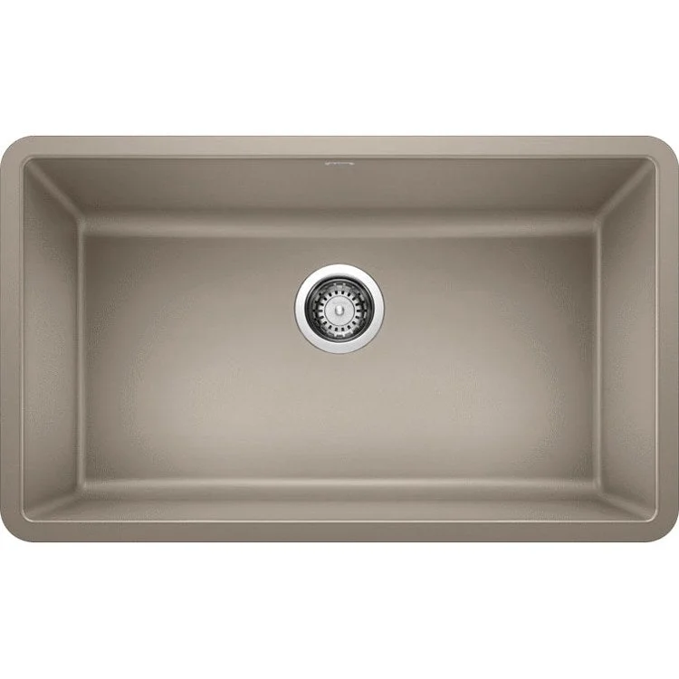 Kitchen Sink Precis 30 x 18 Inch Single Bowl Truffle Undermount Rectangle