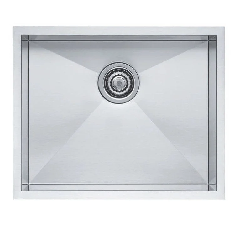 Quatrus 22" Single Bowl Stainless Steel Undermount Kitchen Sink