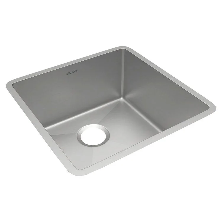 Kitchen Sink Crosstown 18.5 x 18.5 Inch Single Bowl Polished Satin Undermount