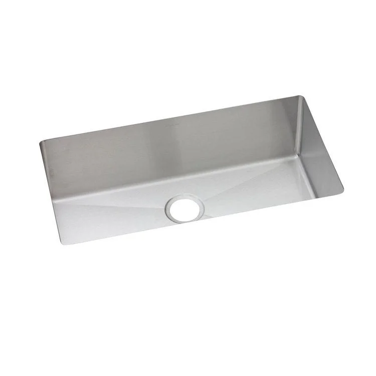 Kitchen Sink Crosstown 32.5 x 18 Inch Single Bowl Polished Satin Undermount Stainless Steel