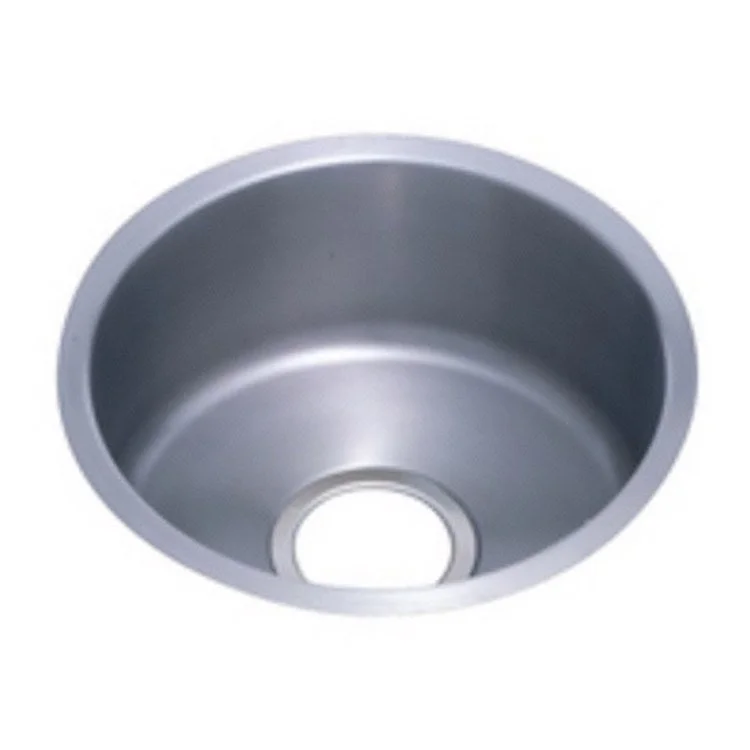 Sink Bowl Lustertone Classic Single Bowl Undermount with Reveal and Flat Bottom 14.375 x 6 Inch Lustrous Satin