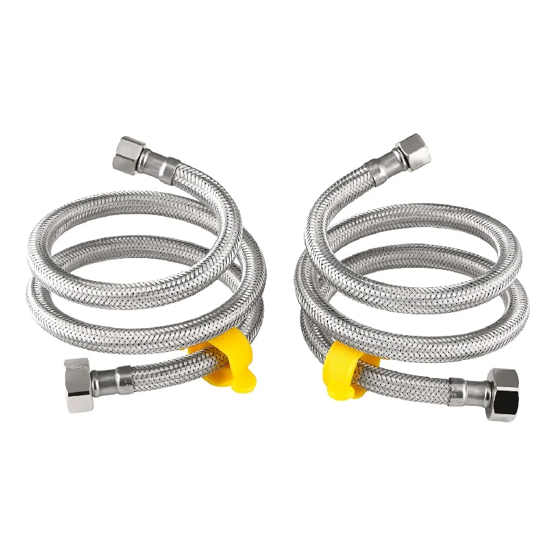 F12 24 Inches Line Connects Kitchen Sink To Water Supply, Braided Faucet Conne