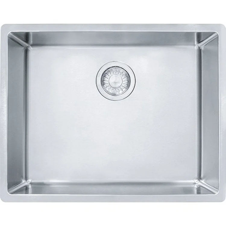 Cube 24.5" x 17.6" Single Bowl 18-Gauge Stainless Steel Undermount Kitchen Sink