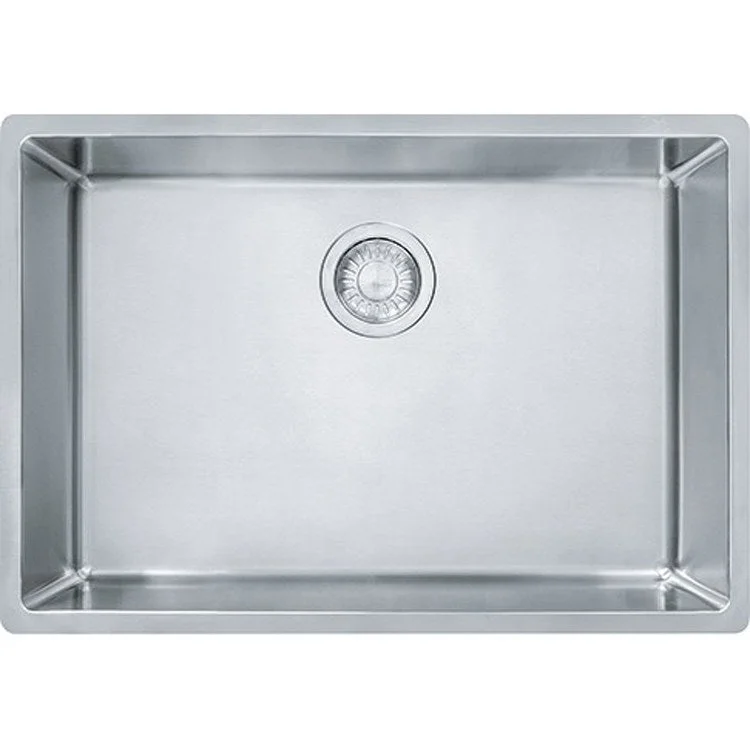 Cube 26.6" x 17.7" Single Bowl 18-Gauge Stainless Steel Undermount Kitchen Sink