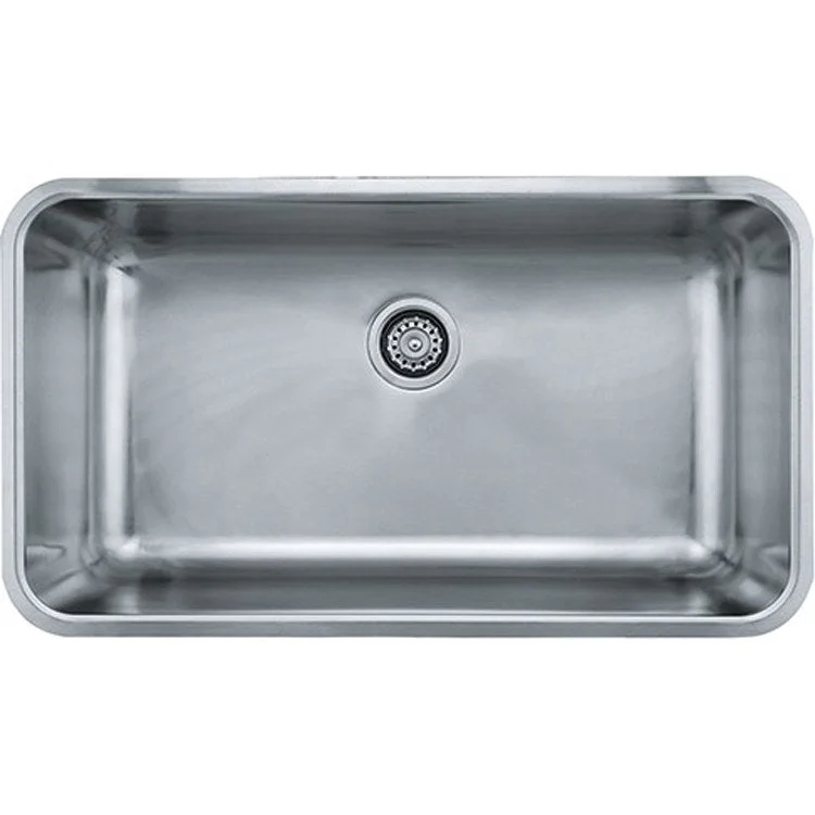 Grande 32.75" x 18.7" Single Bowl 18-Gauge Stainless Steel Undermount Kitchen Sink