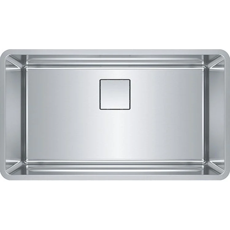 Pescara 32.5" x 18.5" Single Bowl 18-Gauge Stainless Steel Undermount Kitchen Sink