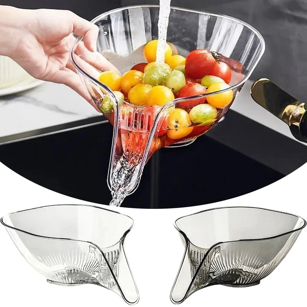 Kitchen Sink Drain Basket Multi-purpose Kitchen Storage Drain Basket Vegetable Fruit Washing Strainer Bowl Kitchen Accessories